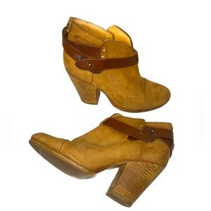 Rag and Bone Harrow Ankle Booties sz 37.5 US 7